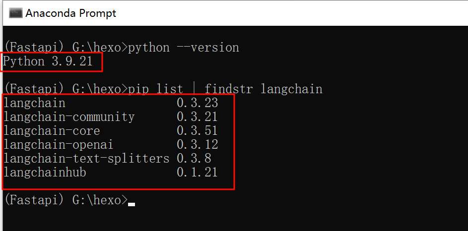 python3.9的langchain