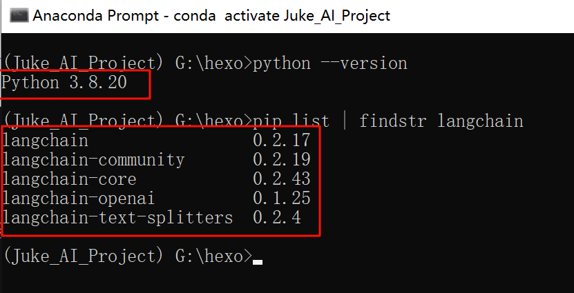 python3.8版本的langchain
